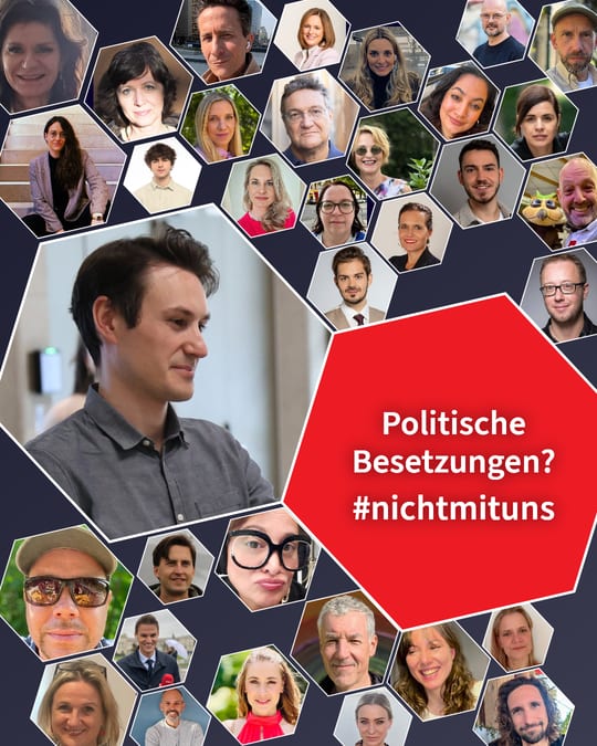 Politische Besetzungen? #nichtmituns