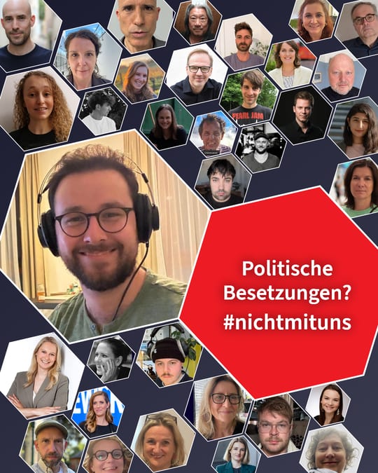 Politische Besetzungen? #nichtmituns
