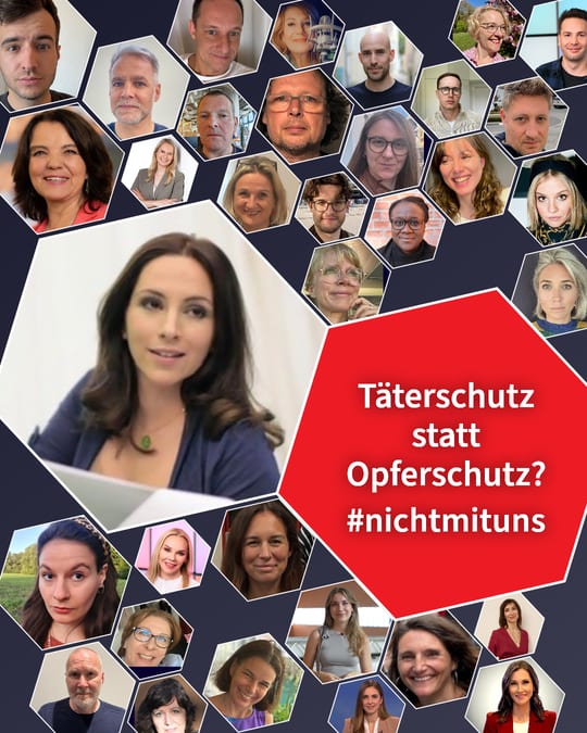 Täterschutz statt Opferschutz? #nichtmituns