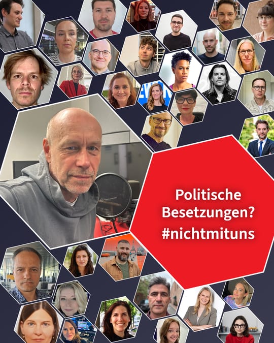 Politische Besetzungen? #nichtmituns