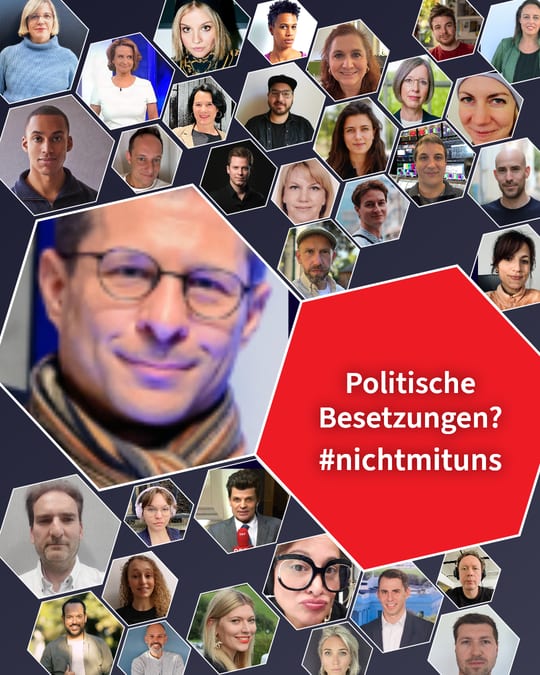 Politische Besetzungen? #nichtmituns
