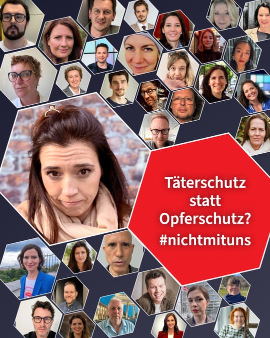 Täterschutz statt Opferschutz? #nichtmituns