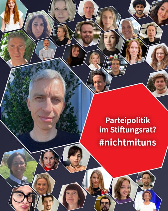 Parteipolitik im Stiftungsrat? #nichtmituns