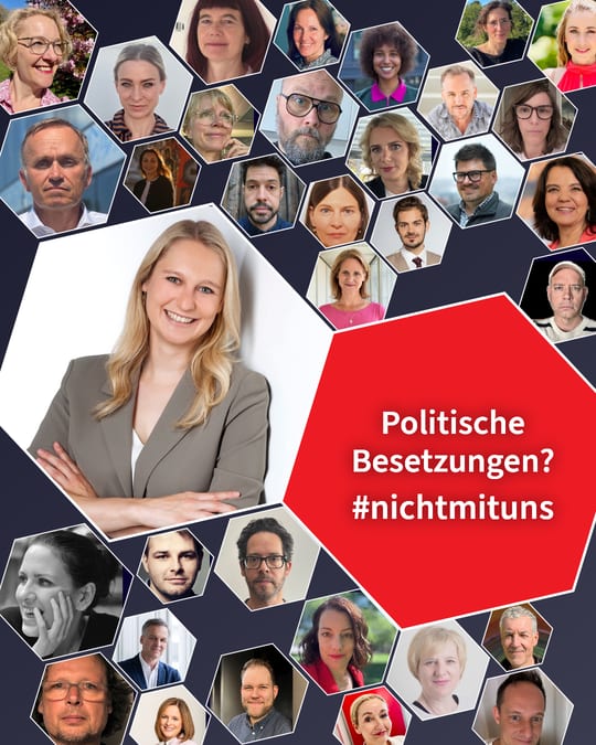 Politische Besetzungen? #nichtmituns