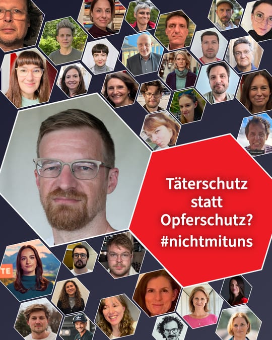 Täterschutz statt Opferschutz? #nichtmituns