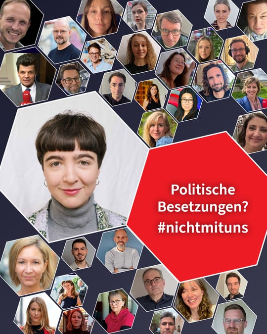Politische Besetzungen? #nichtmituns