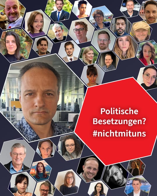 Politische Besetzungen? #nichtmituns