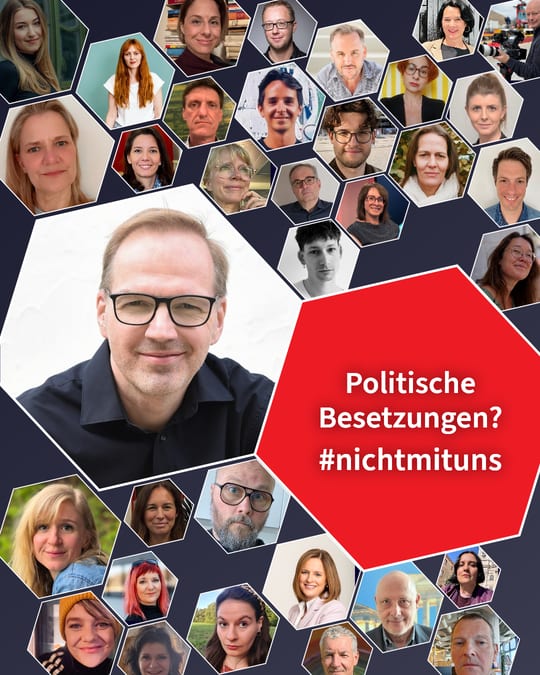 Politische Besetzungen? #nichtmituns