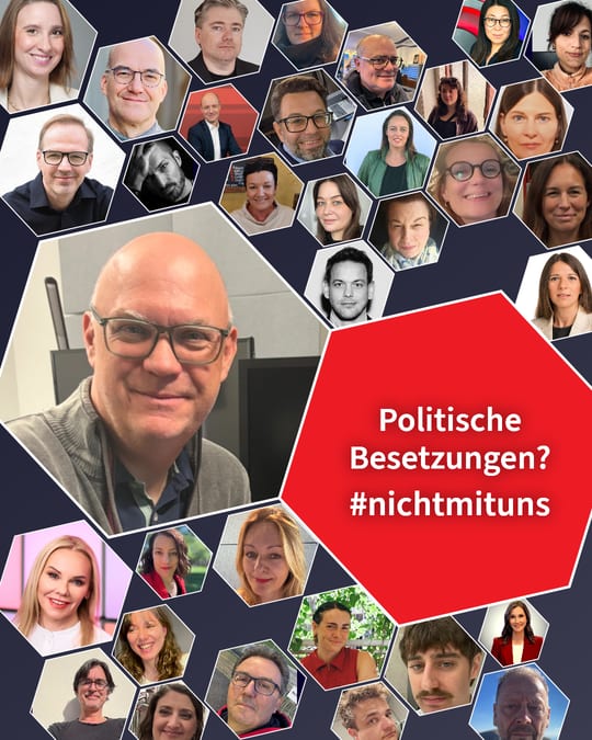 Politische Besetzungen? #nichtmituns