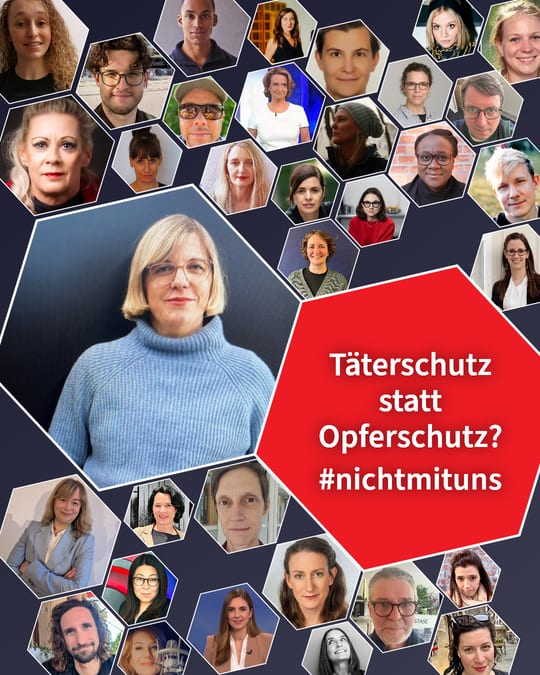 Täterschutz statt Opferschutz? #nichtmituns