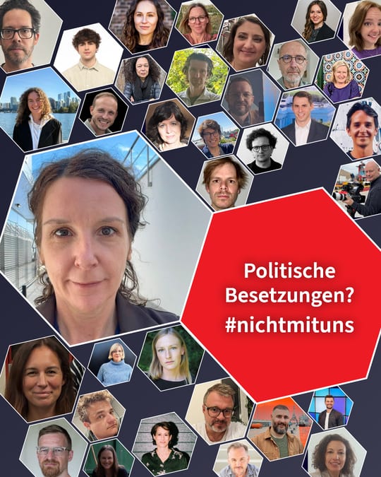 Politische Besetzungen? #nichtmituns
