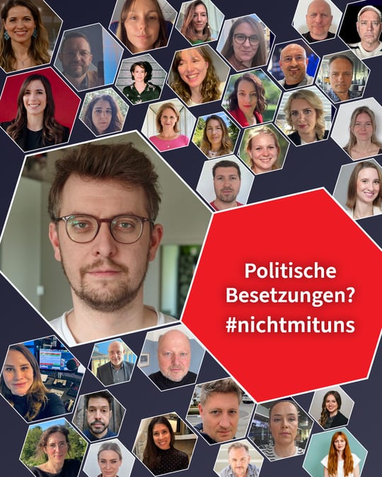Politische Besetzungen? #nichtmituns