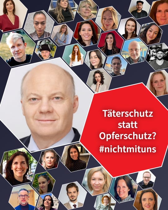 Täterschutz statt Opferschutz? #nichtmituns