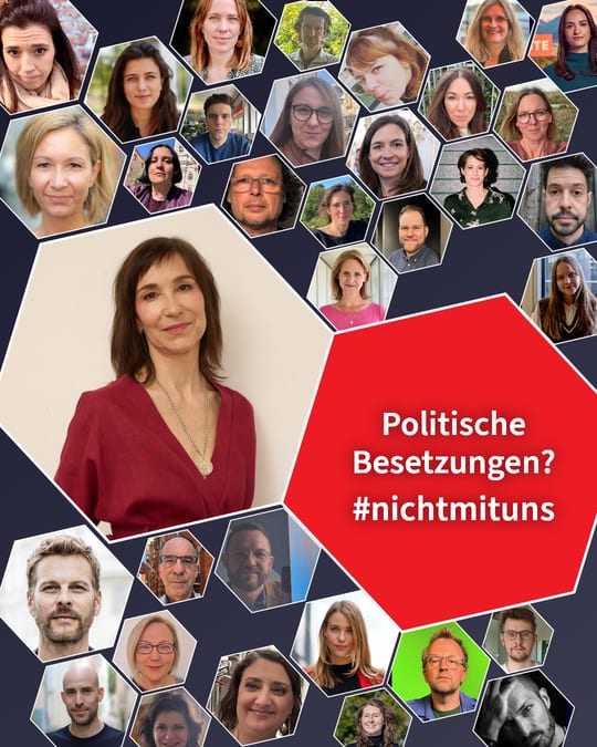 Politische Besetzungen? #nichtmituns