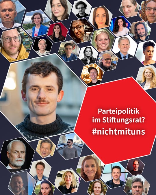 Parteipolitik im Stiftungsrat? #nichtmituns