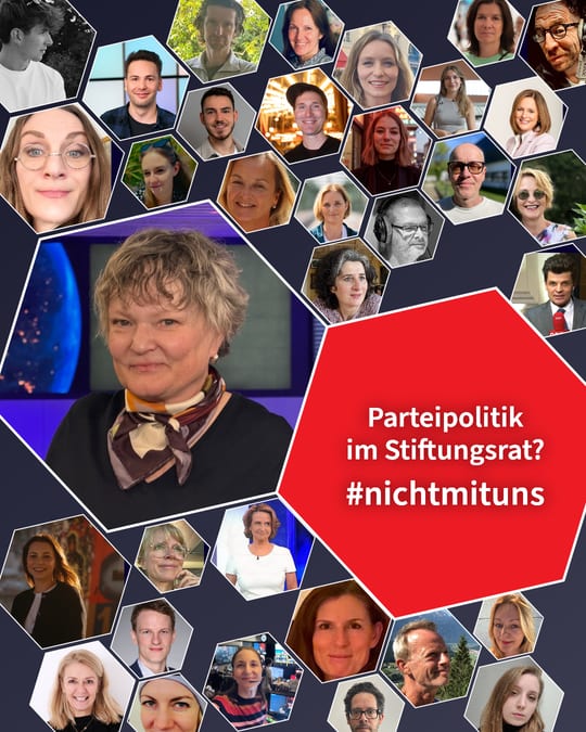 Parteipolitik im Stiftungsrat? #nichtmituns