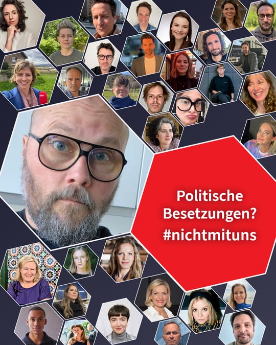 Politische Besetzungen? #nichtmituns