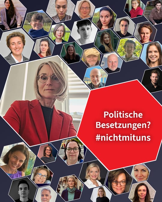Politische Besetzungen? #nichtmituns