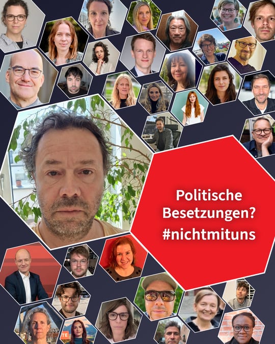 Politische Besetzungen? #nichtmituns