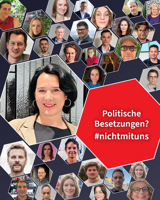 Politische Besetzungen? #nichtmituns