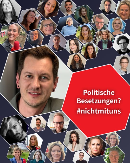 Politische Besetzungen? #nichtmituns