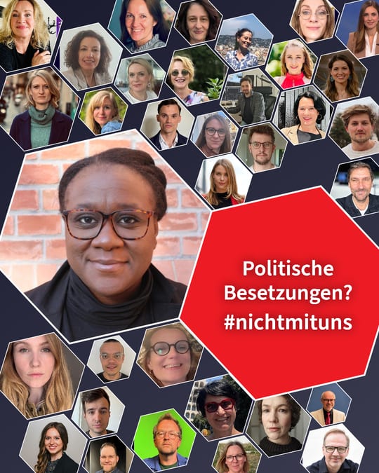Politische Besetzungen? #nichtmituns