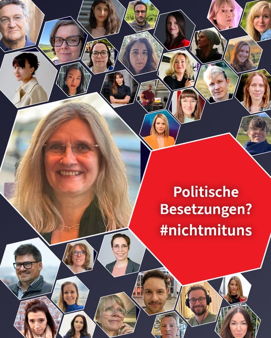 Politische Besetzungen? #nichtmituns