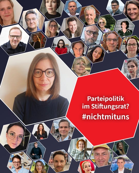 Parteipolitik im Stiftungsrat? #nichtmituns
