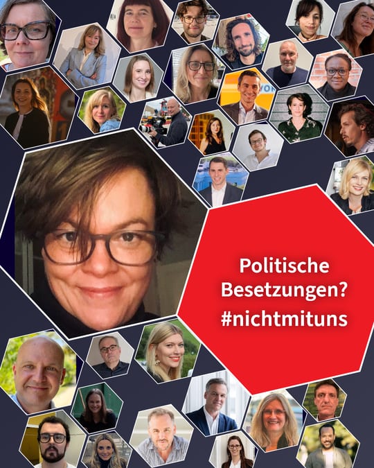 Politische Besetzungen? #nichtmituns