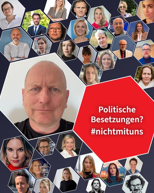 Politische Besetzungen? #nichtmituns