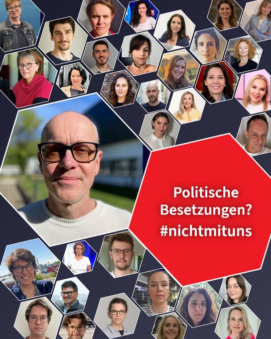 Politische Besetzungen? #nichtmituns