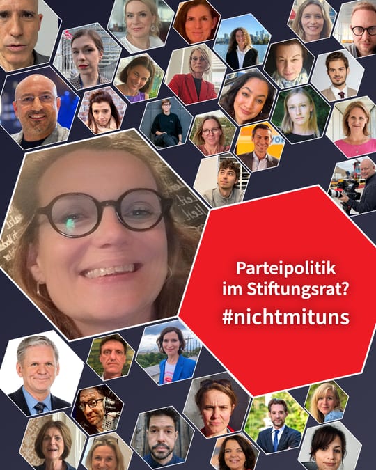 Parteipolitik im Stiftungsrat? #nichtmituns