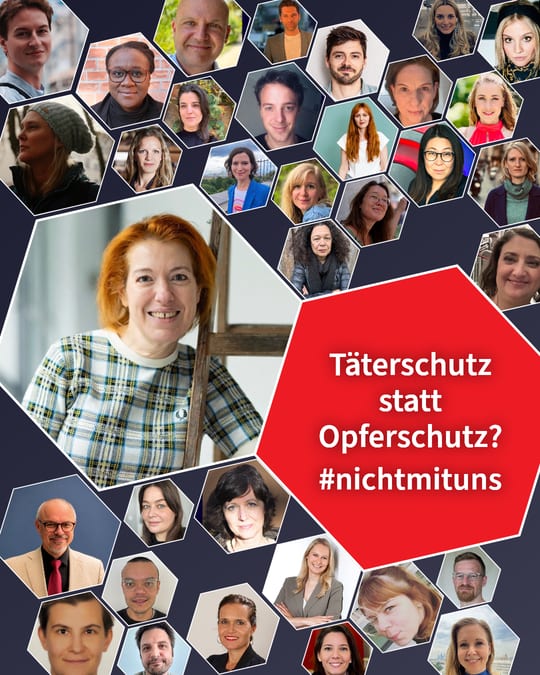 Täterschutz statt Opferschutz? #nichtmituns
