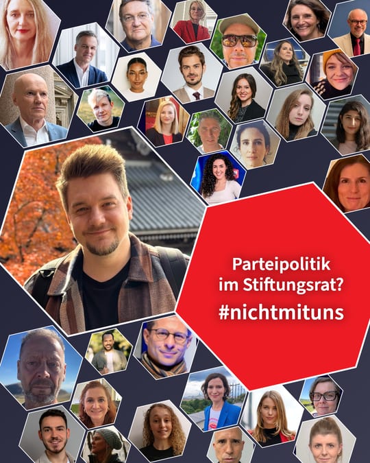Parteipolitik im Stiftungsrat? #nichtmituns