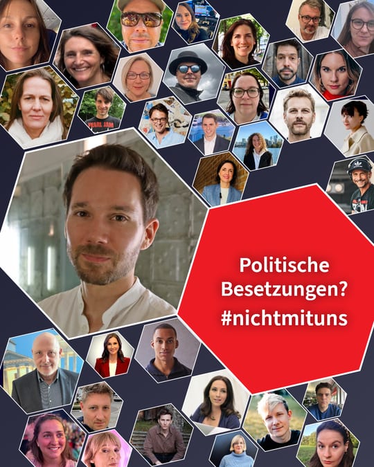 Politische Besetzungen? #nichtmituns