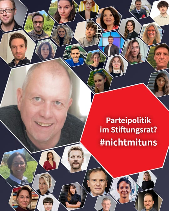 Parteipolitik im Stiftungsrat? #nichtmituns