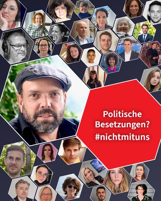 Politische Besetzungen? #nichtmituns