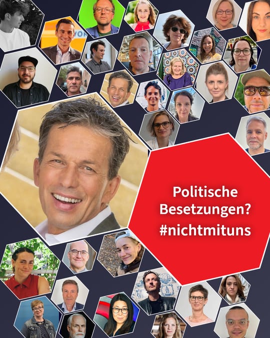 Politische Besetzungen? #nichtmituns