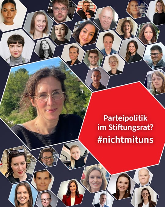 Parteipolitik im Stiftungsrat? #nichtmituns