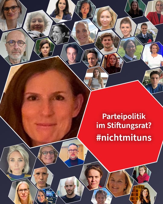 Parteipolitik im Stiftungsrat? #nichtmituns