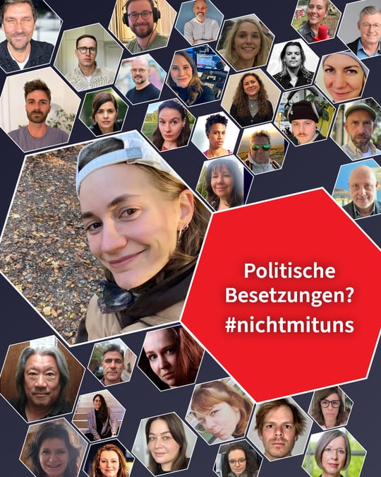 Politische Besetzungen? #nichtmituns